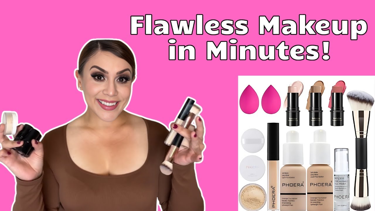 PHOERA Makeup Set Review | Full-Coverage Foundation & Contour Kit for Flawless Look!