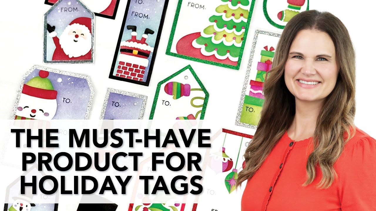 The MUST-HAVE Product for Holiday & Christmas Tags  | Create-in-Quads Simple Tags - Christmas