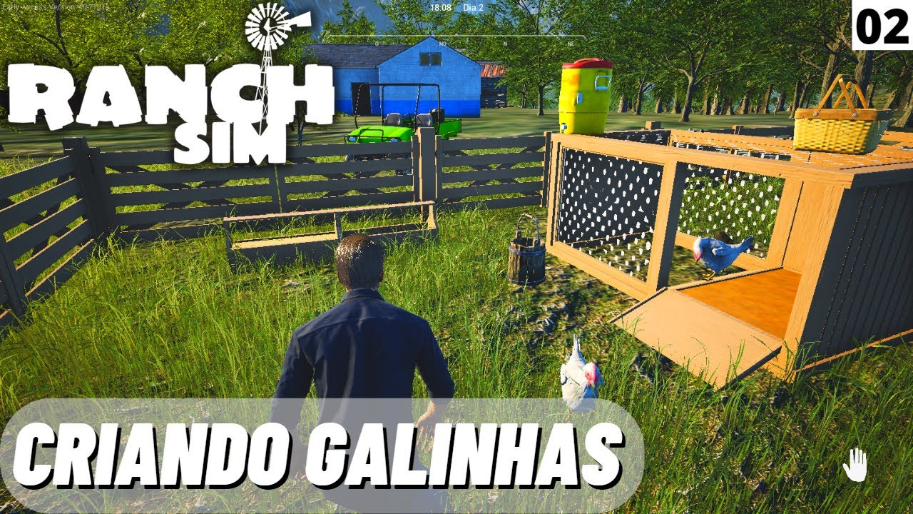 Constru&iacute;mos o GALINHEIRO com MUITAS GALINHAS no RANCH SIMULATOR - EP2