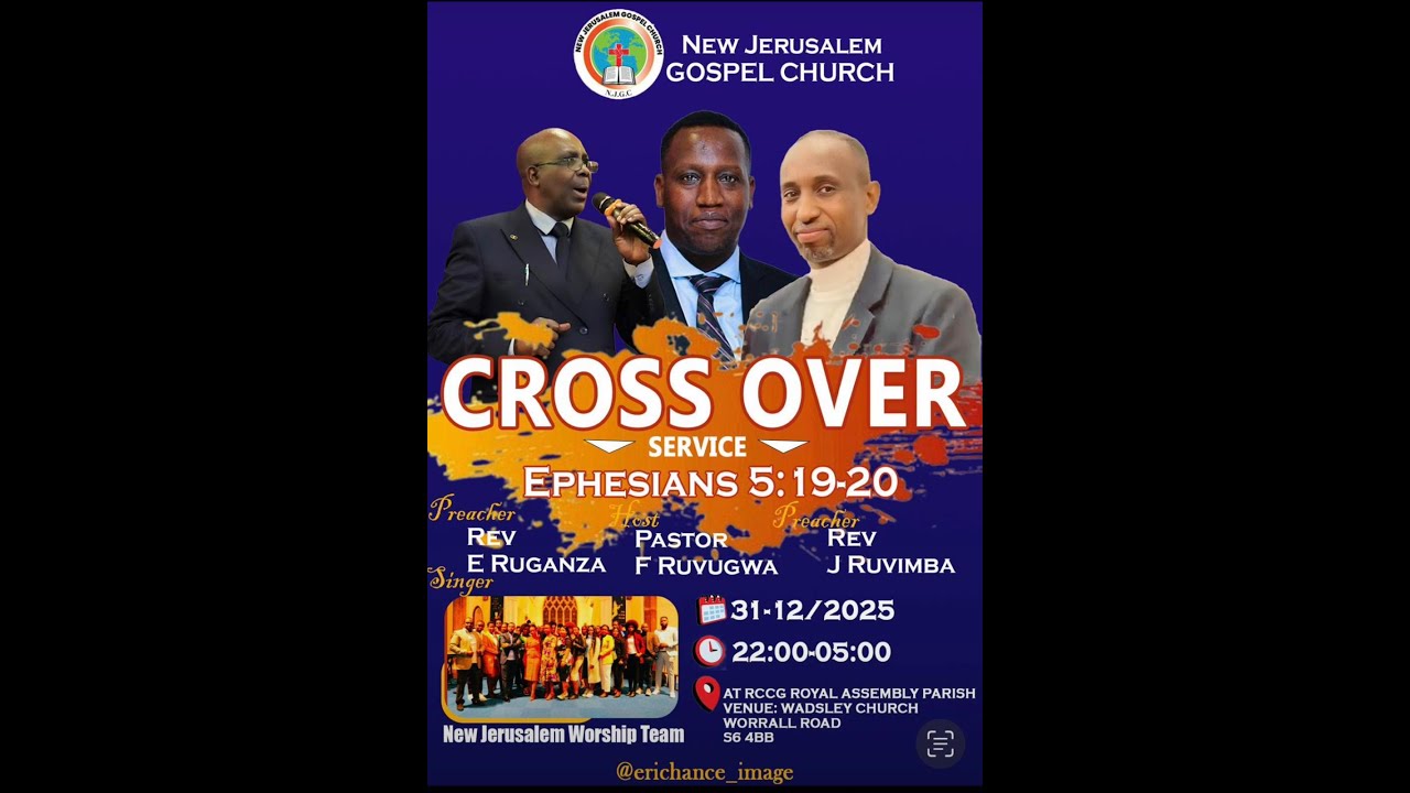 🔴LIVE || NEW JERUSALEM G.C UK/CROSS OVER SERVICE 01/01/2026