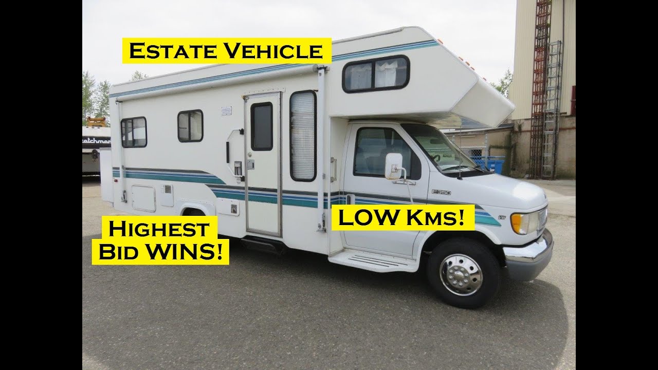 June 8th, 2022 Auction - LOT: F-210 Estate Item - 1997 Slumber Queen 24ft Motorhome; ONLY 151,038km