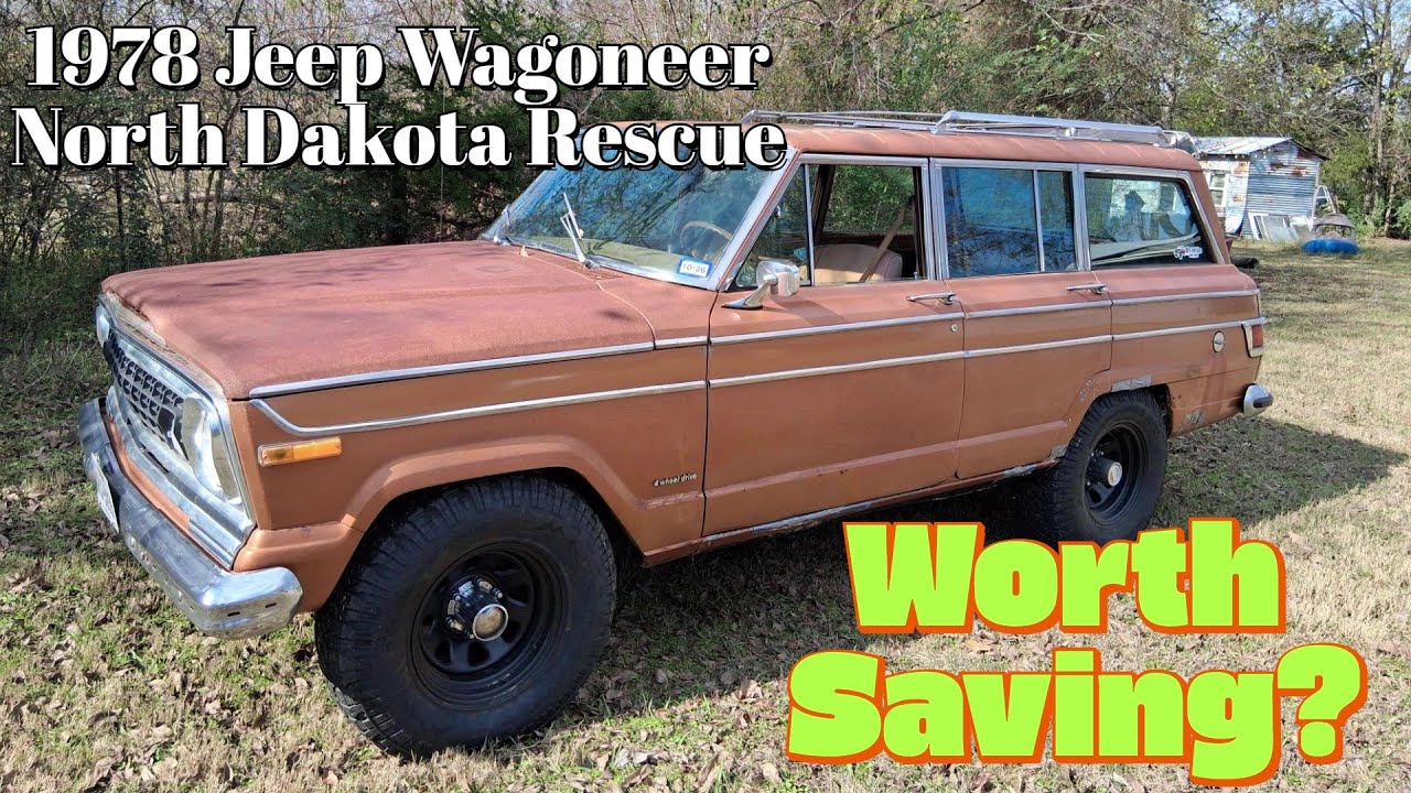 Мы спасли Jeep Wagoneer 1978 года выпуска, который 10 лет простоял в поле в Северной Дакоте. #wag...