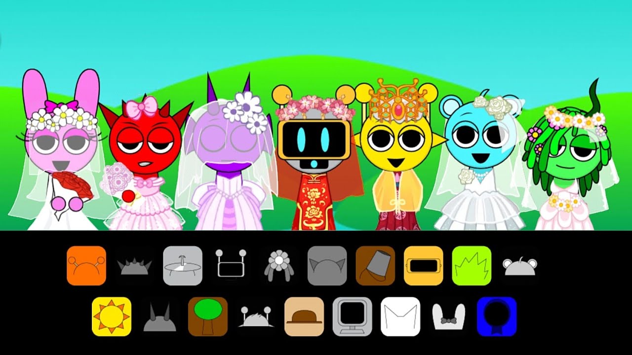 Sprunki Wedding Party |  Monster Transformation🔥All Bonus Character