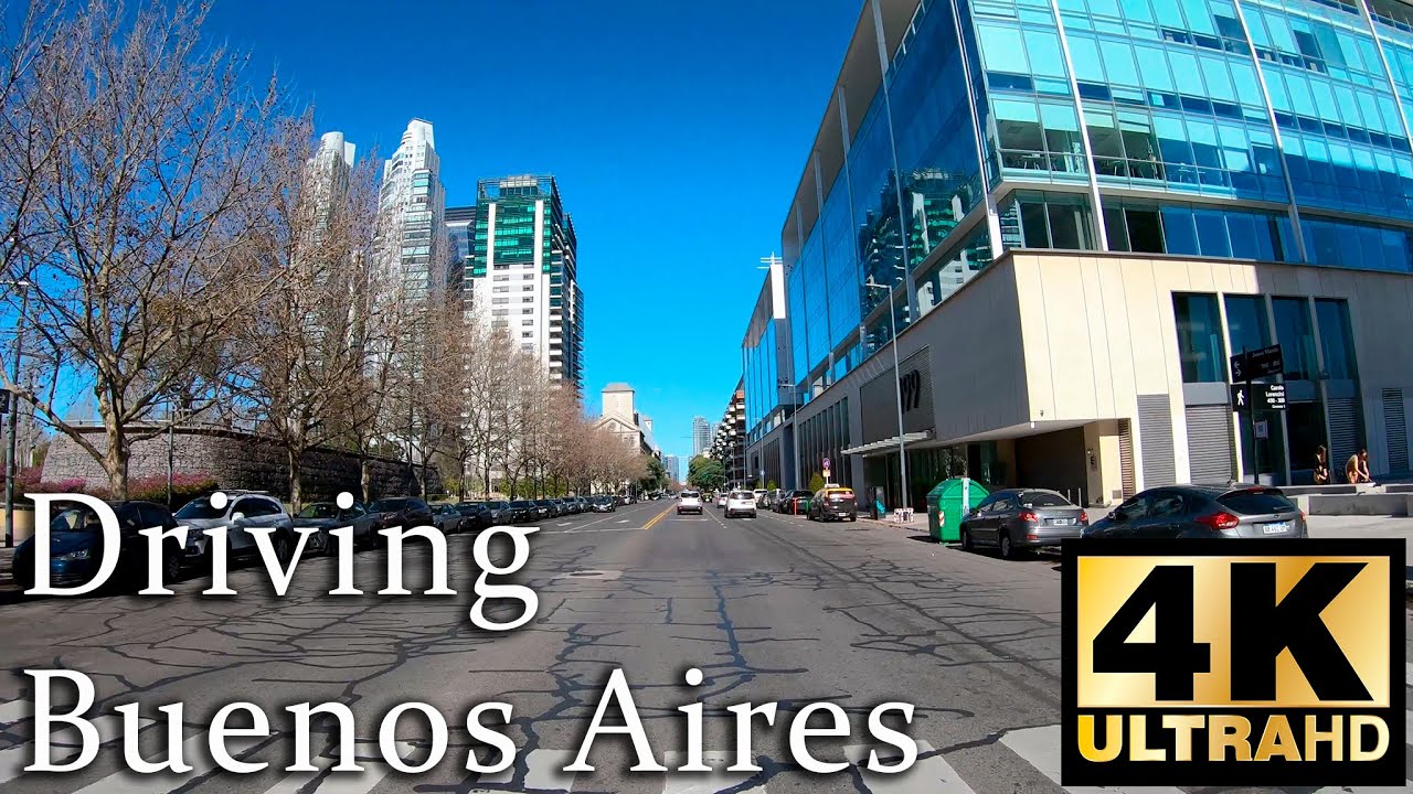 Buenos Aires Puerto Madero - Driving 4K