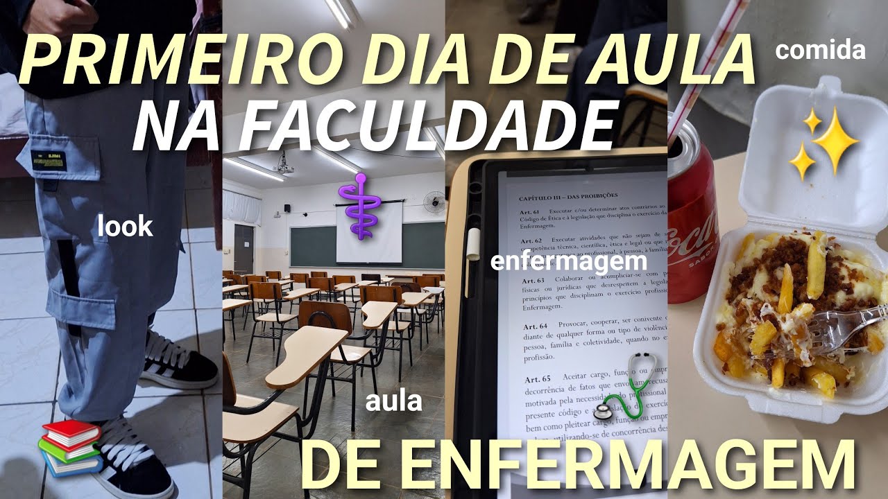 Daily Vlog | Primeiro dia de aula na faculdade de enfermagem 📚🩺