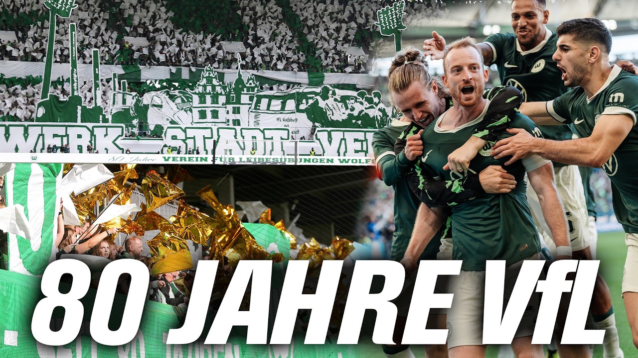 So feiert man 80 Jahre VfL Wolfsburg 🎉💚  Fans, Tore,Gänsehaut! 🐺 Behind the Scenes XXL