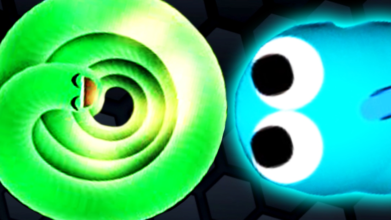 Slither.io BLUE DIAMOND SNAKE vs 1000 EPIC SNAKES (Funny Slitherio Moments/Gameplay)
