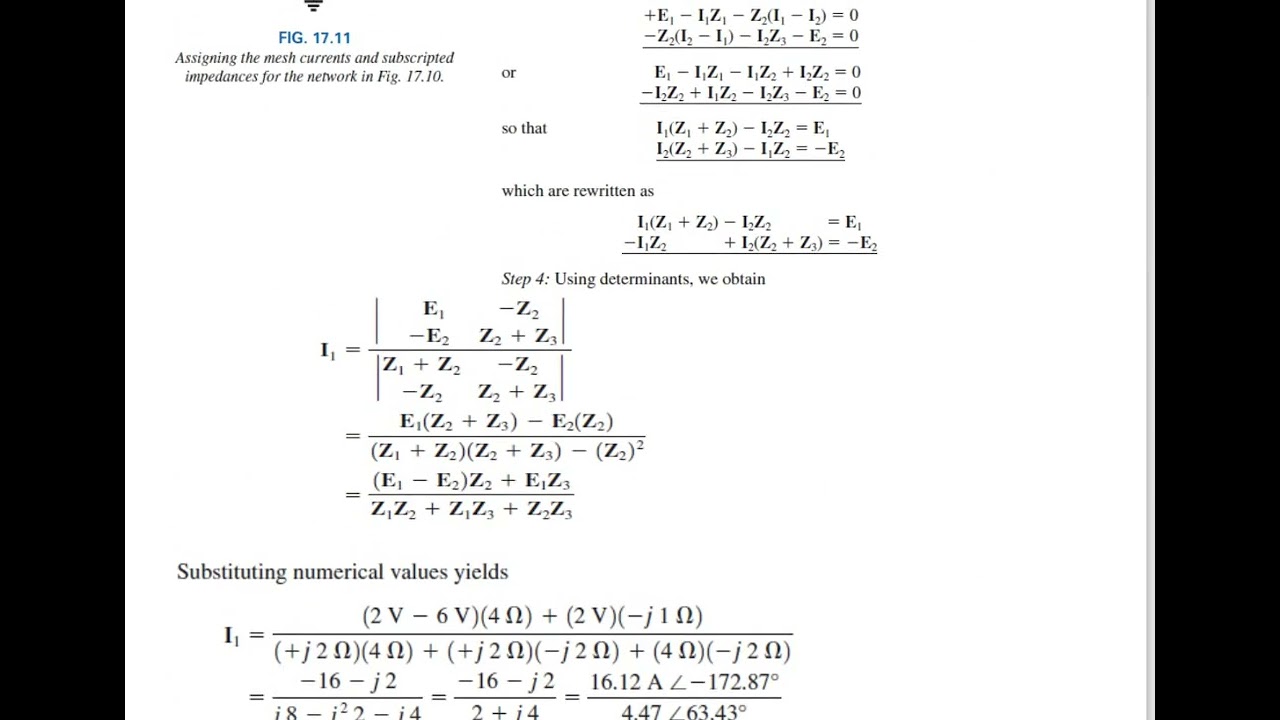 المحاضرة  10 الجزء Methods of Analysis MESH ANALYSIS AC General Approach
