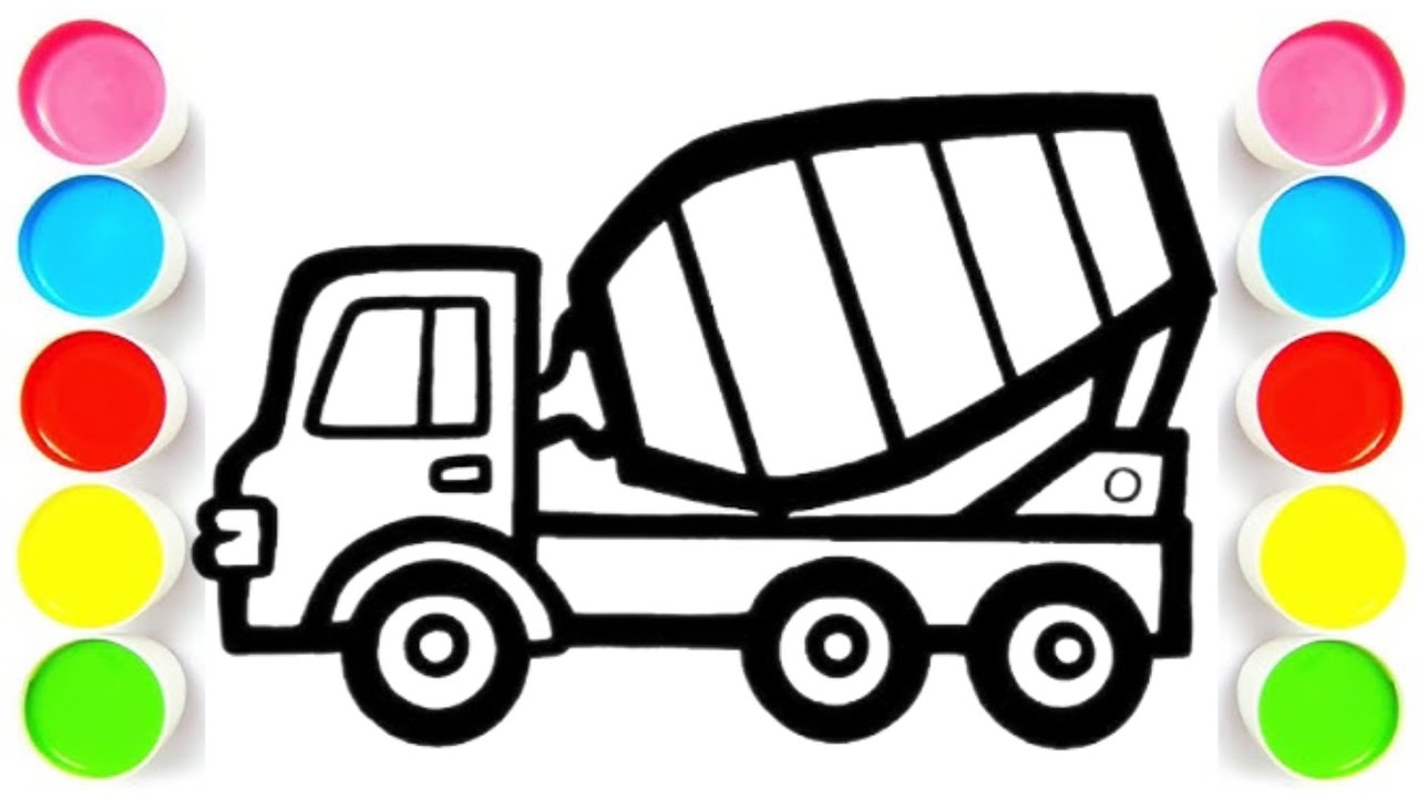 How to draw truck 🛻 Easy drawing for kids and toddlers step by step #drawing 