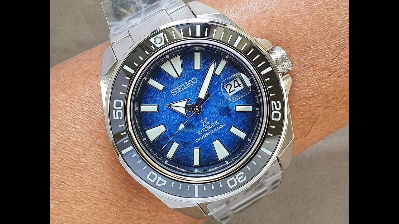 สวยที่สุดใน SEIKO ซามูไรสีน้ำเงิน คุ้มราคา