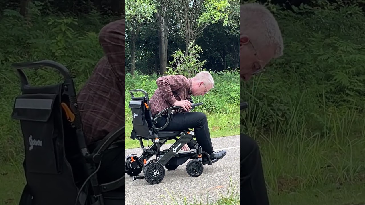 Electric Wheelchair Slope Test &ndash; Aotedor in Action ⚡