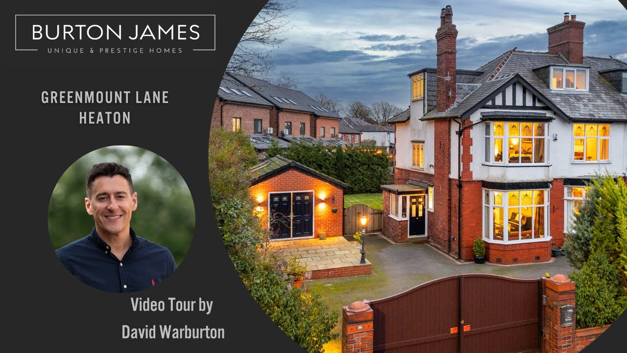 Grand Edwardian Home in Bolton with Modern Upgrades & Versatile Spaces, in a Prime Gated Setting