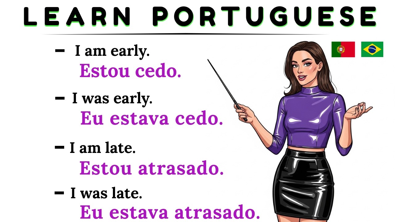 Basic Essential Portuguese Phrases for Daily Conversations | Learn Portuguese | Aprender Português