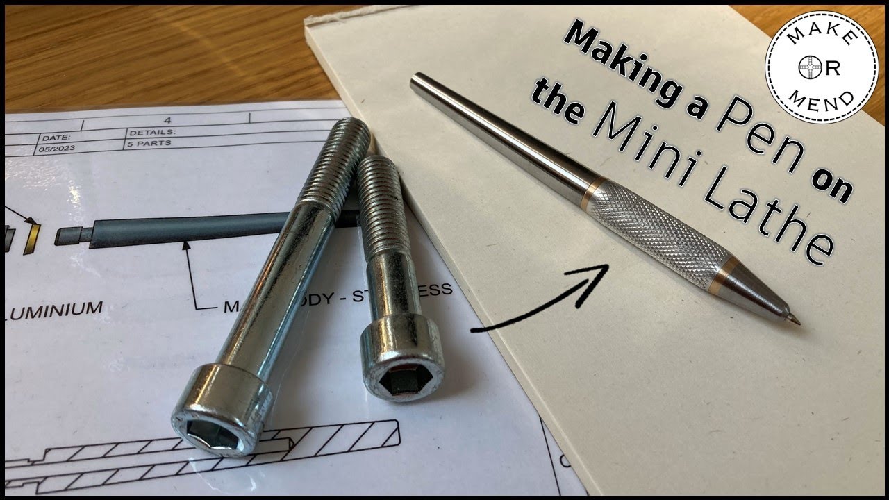 Mini Lathe Project: Making a Pen From Steel Bolts