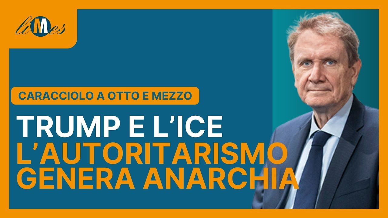 Trump e l'Ice. Caracciolo a Otto e Mezzo: L'autoritarismo portato ai limiti estremi genera anarchia