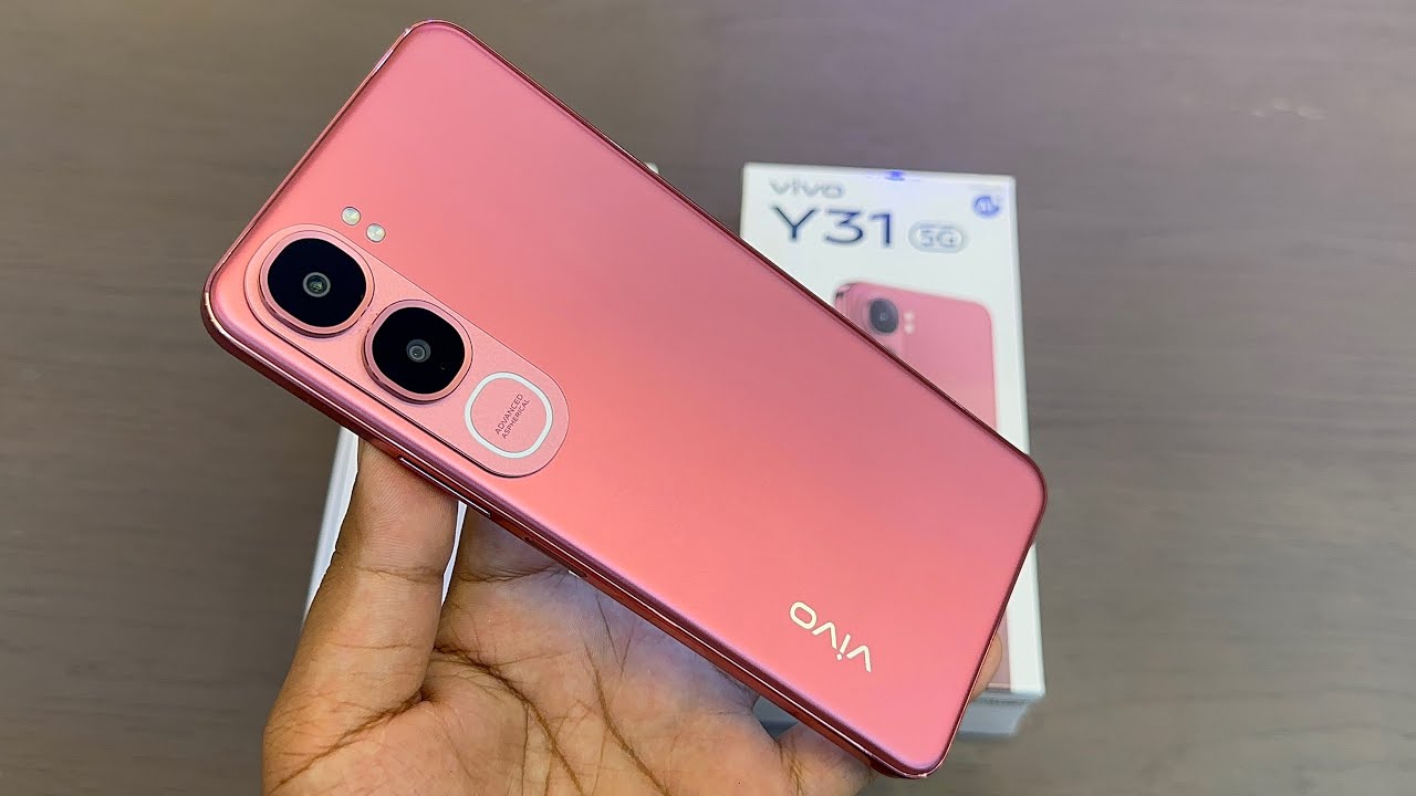 Vivo Y31 5G Rose Red Unboxing, First Look & Review 🔥  Vivo Y31 5G Price, Spec & Many More