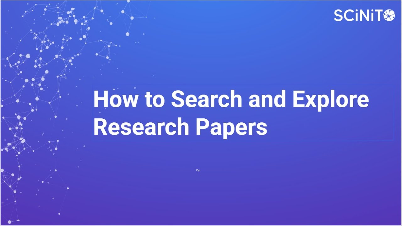 How to Search & Explore Research Papers on SCiNiTO | Step-by-Step Guide
