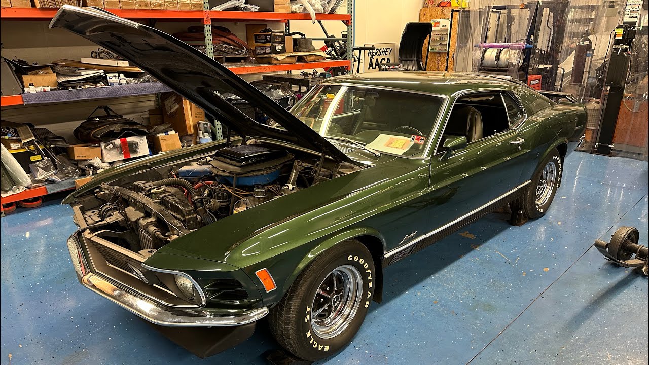 Mustang 428 Super Cobra Jet 1970 года разбирают на части!