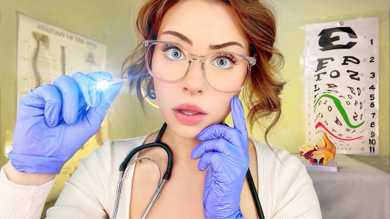 ASMR Cranial Nerve Exam EVERYTHING is Wrong ⚡ Doctor Roleplay, Eye, Hearing, Medical RP