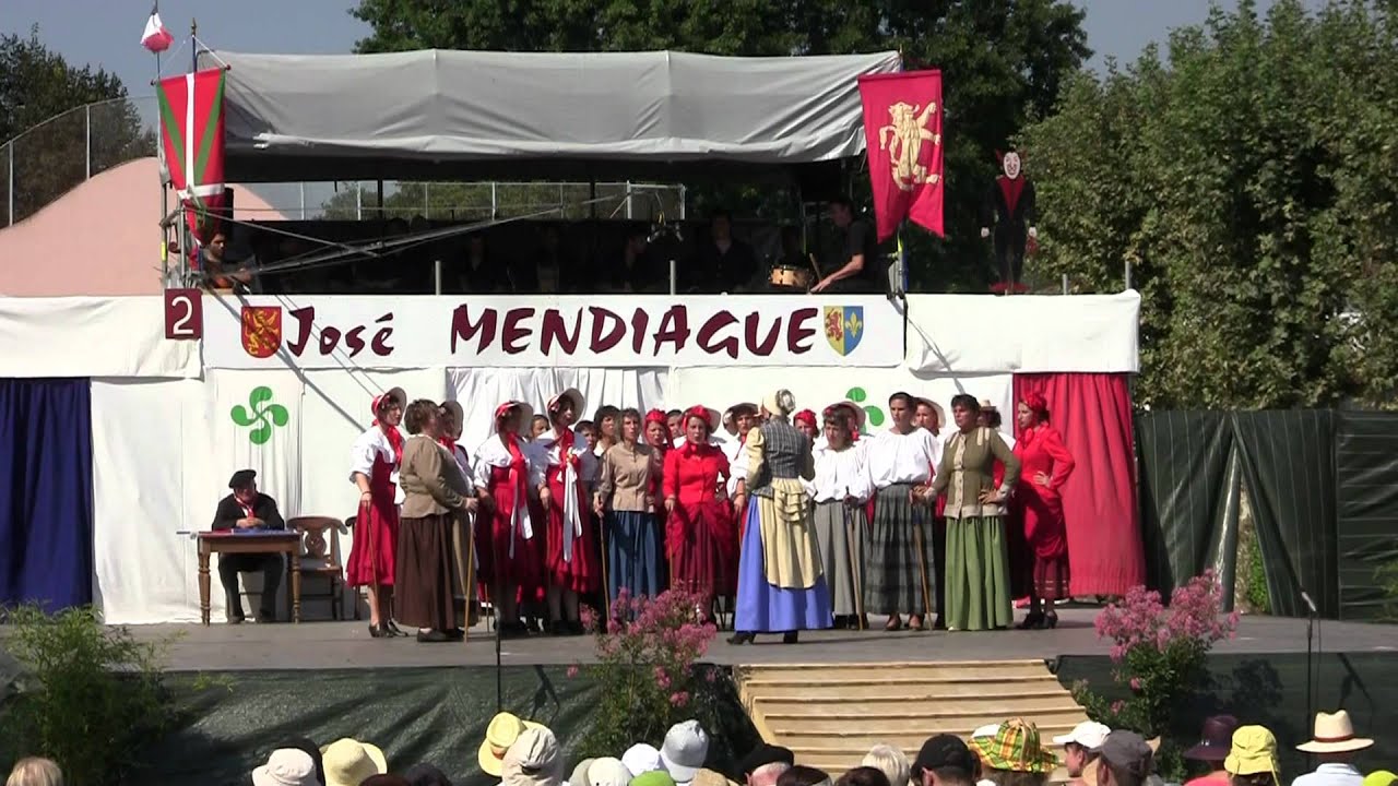 Pastorale du Pays Basque José Mendiague 2012, chant 1 : Peines