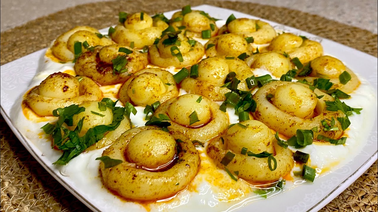 NEFİS MANTAR PATATES MANTISI / NASIL YAPILIR❓AŞIRI KOLAY ve PRATİK SADECE 3 MALZEMELİ MEZE/ANAYEMEK
