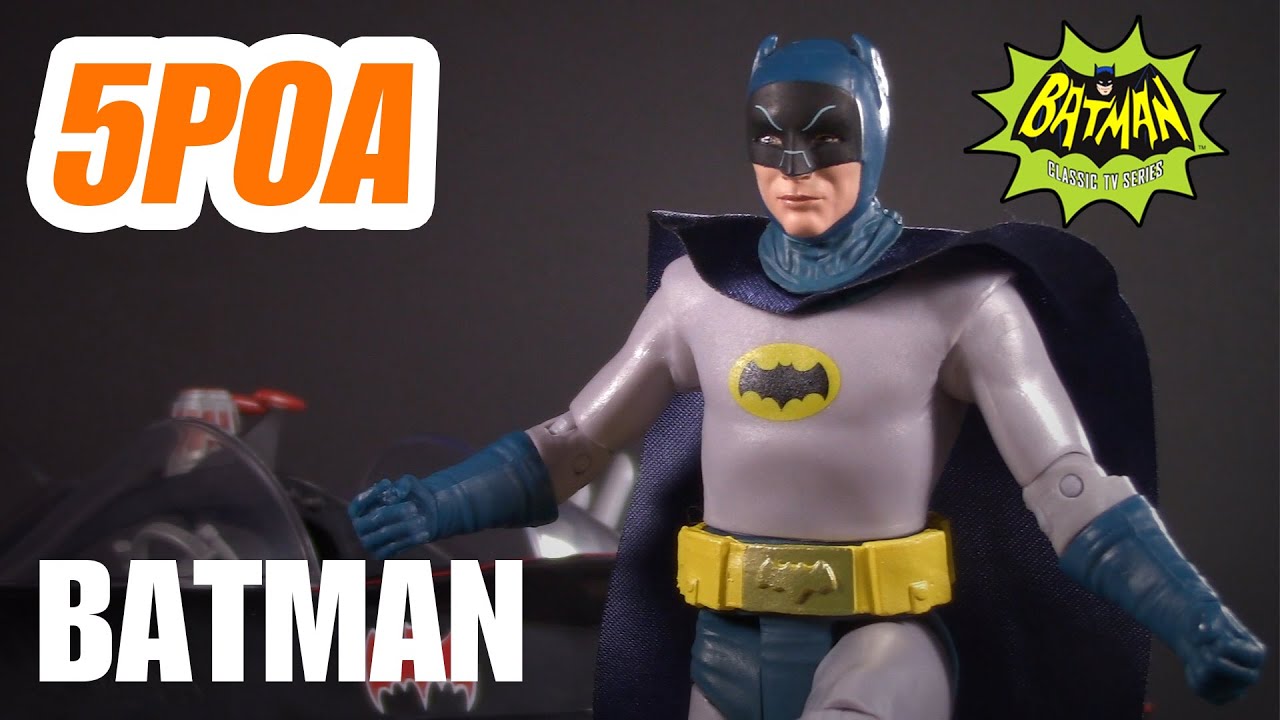 McFarlane Toys Retro 1966 Adam West Batman - 5POA Action Figure Review