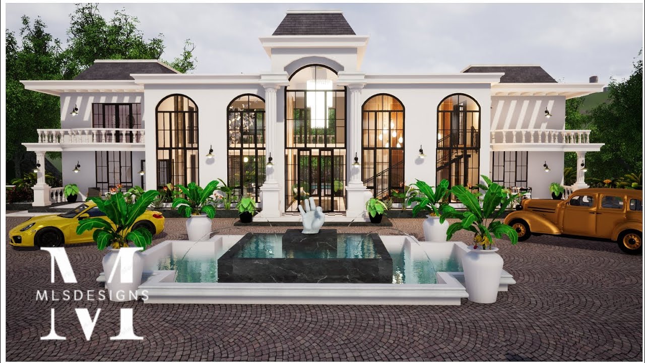 DREAMY NEOCLASSICAL MANSION DESIGN | 4 Bedrooms with A Swimming Pool | Full Walk-through 4K