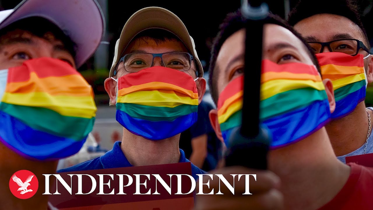 Live: Asia&rsquo;s biggest LGBT pride parade takes place in Taiwan