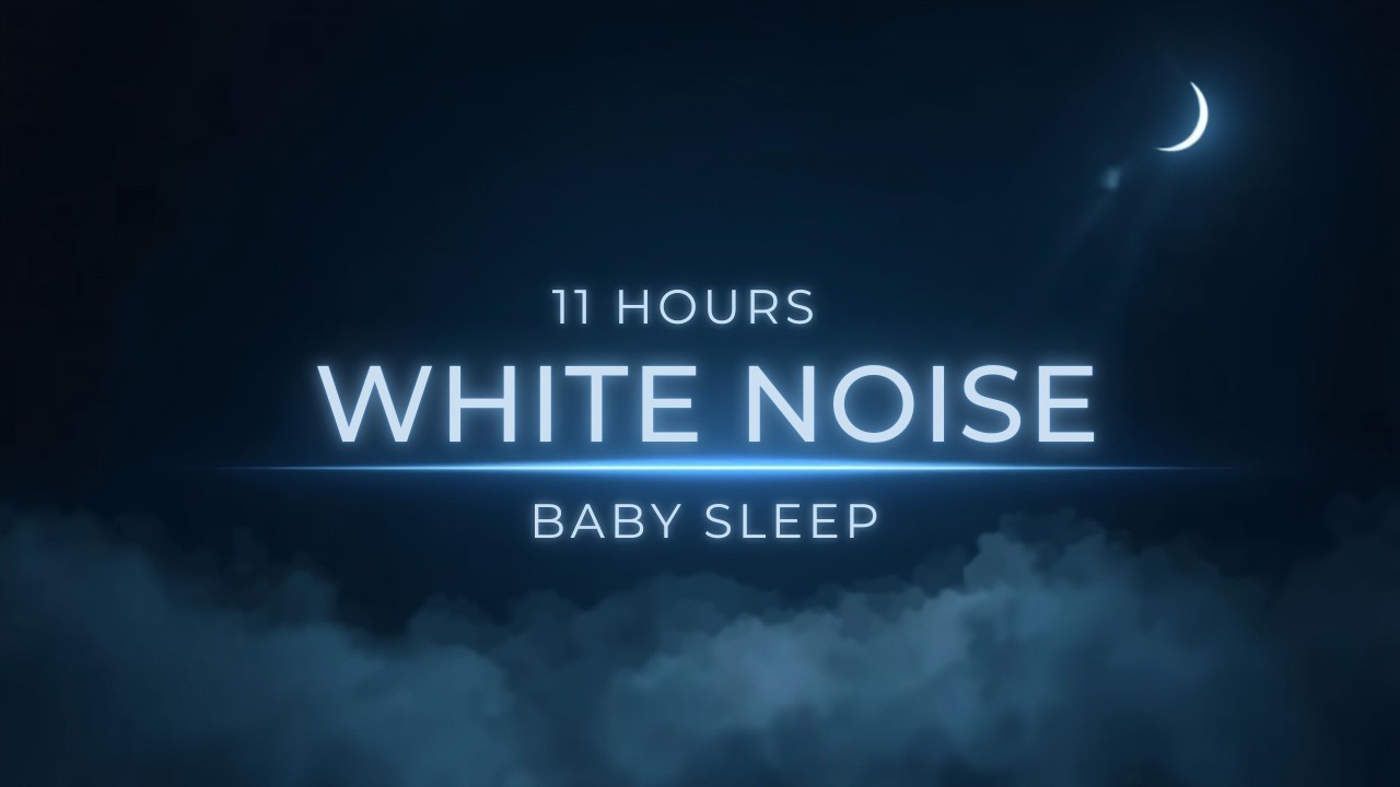 White Noise for Baby Sleep (11 Hours) | Black Screen | No Music