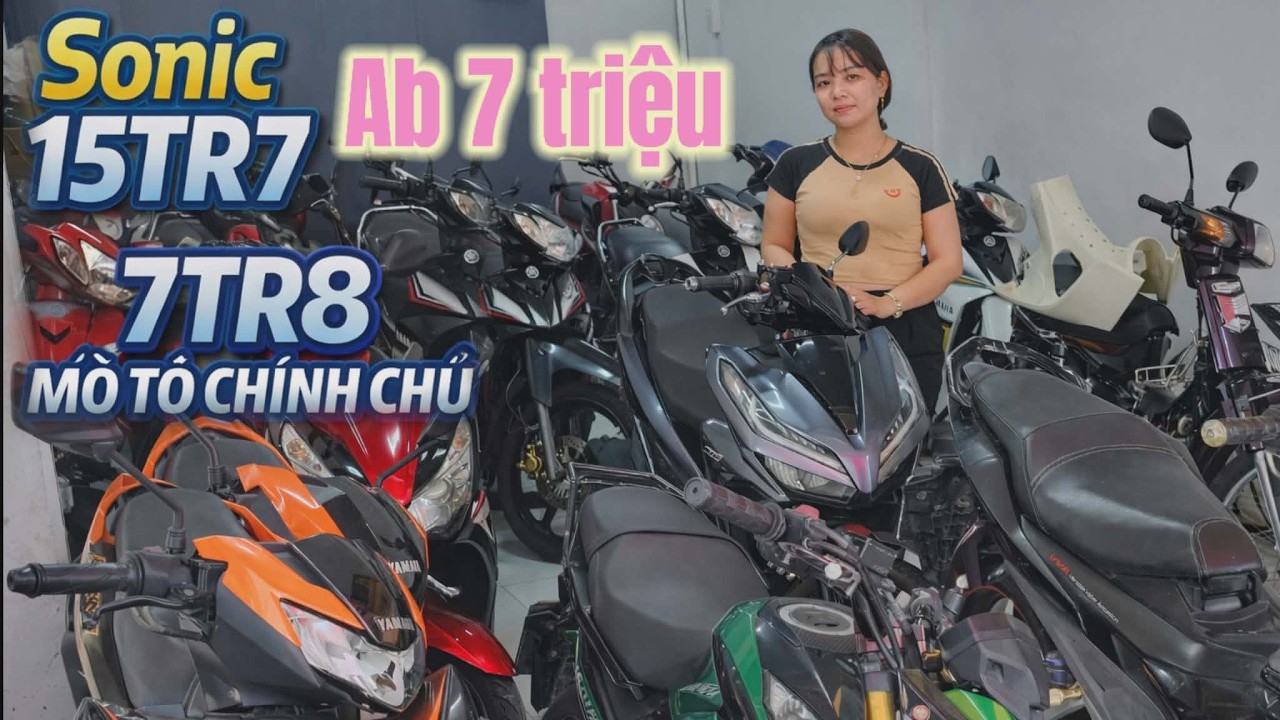 Nghe vô lý nhưng có thật! Xe từ 3TR5 – Sonic 15tr7, AB/Vision 9tr7, Moto 7tr8 chính chủ