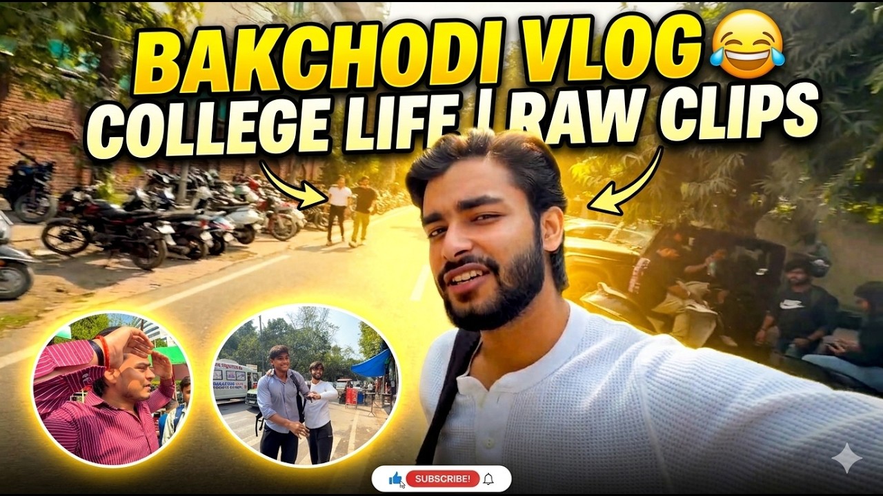 No Filter College Life 😂 | Raw Clips with My Homies | Full Bakchodi Vlog