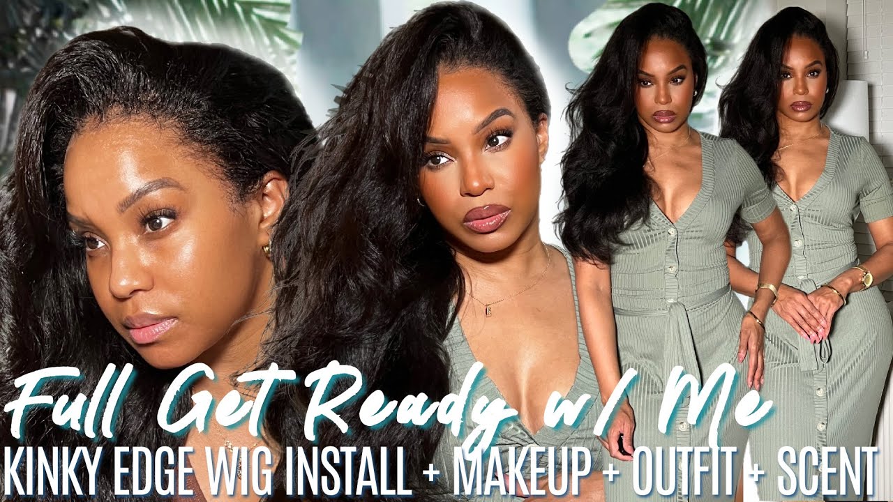 4 IN 1 GRWM | *NEW* KINKY HAIRLINE WIG INSTALL + MAKEUP + OUTFIT + FRAGRANCE| RPGHAIR X ALWAYSAMEERA