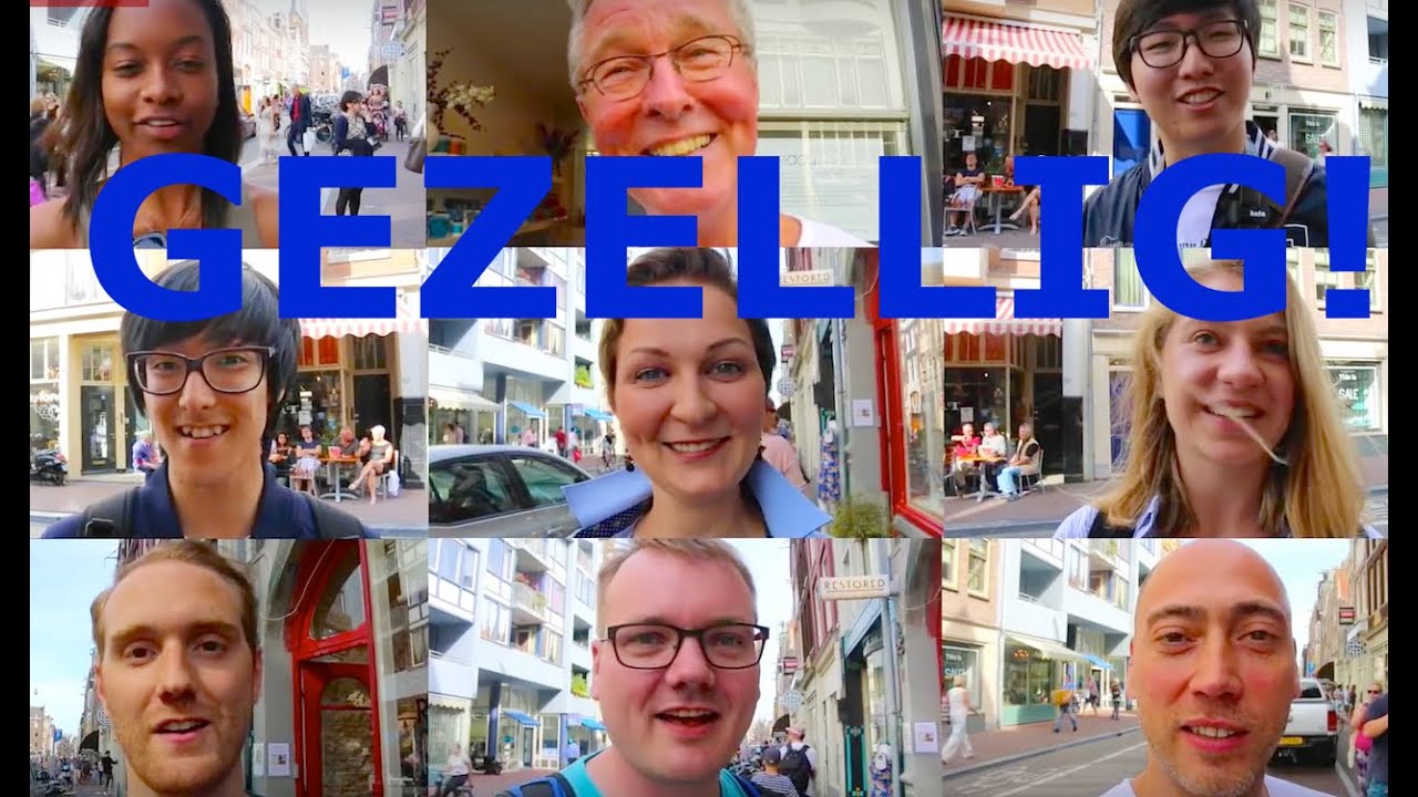 Tourists trying to say Gezellig