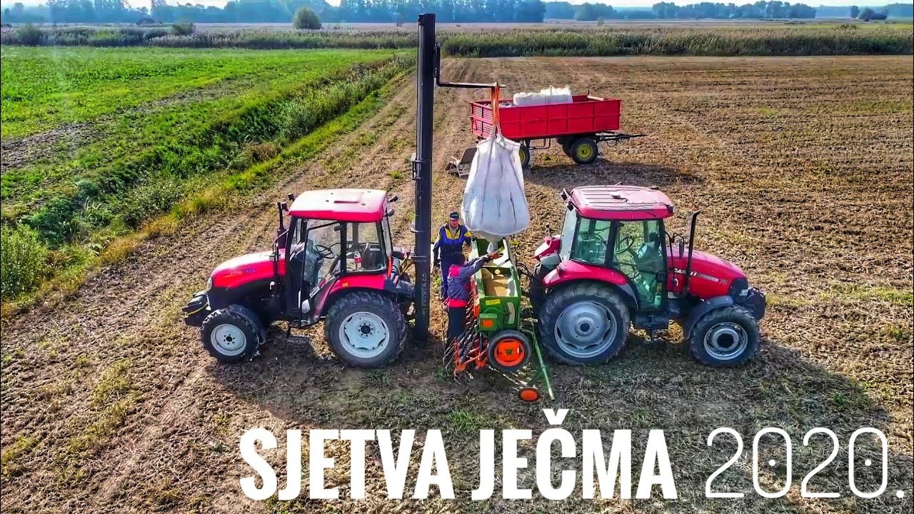 Sjetva ječma (Case IH JX 70 & Amazone D8/30 Special) | BARLEY SEEDING