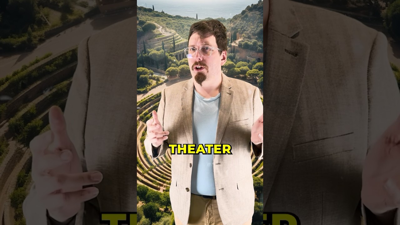 The Acoustics of Ancient Greek Theaters #history #greek #theatre #shorts