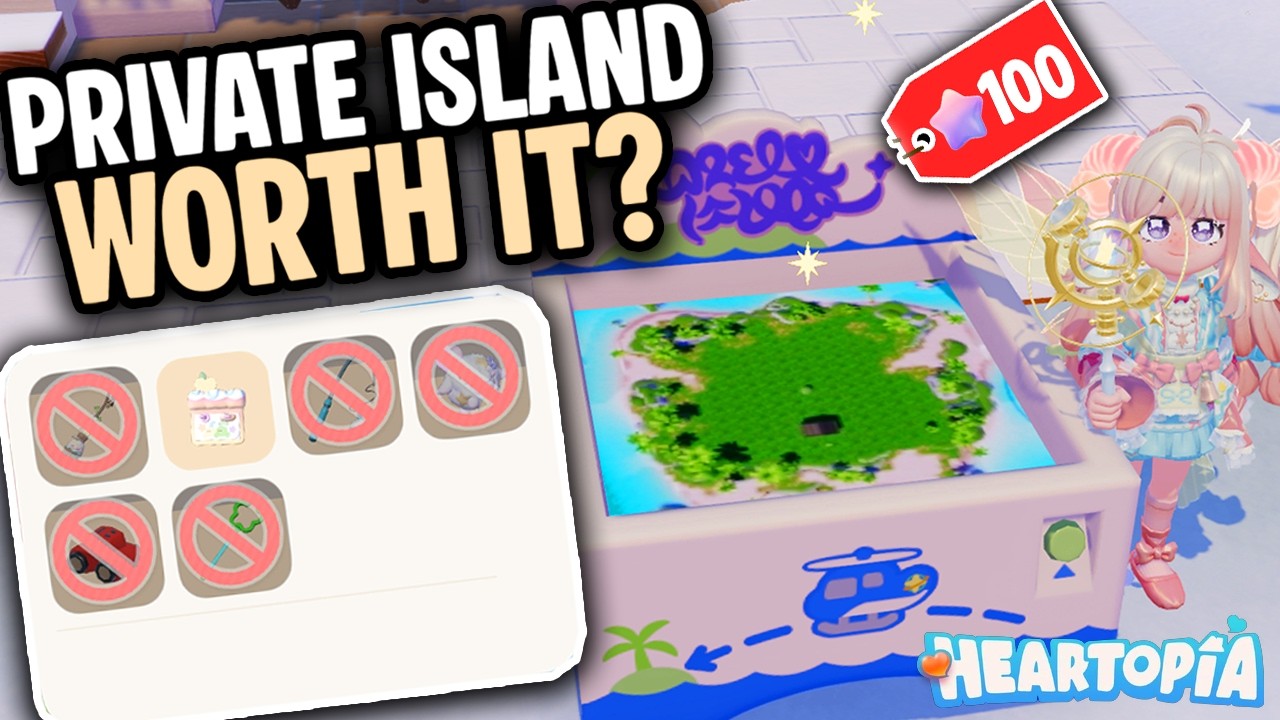 New Heartopia Private Island! 🏝️ Is It Worth 100 Wishing Stars? + Bobs Shop lvl 30!