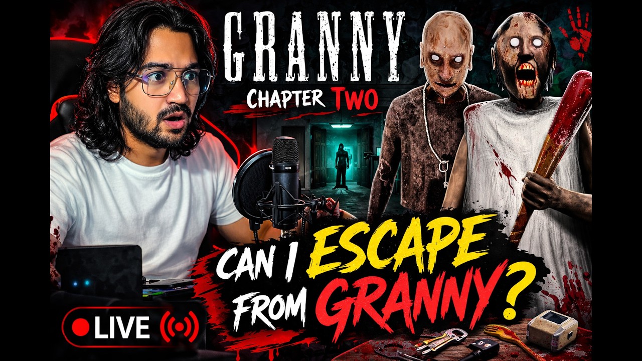 Granny Chapter 2 Live Gameplay 🔴 | Scary Escape Challenge | Hindi Gameplay