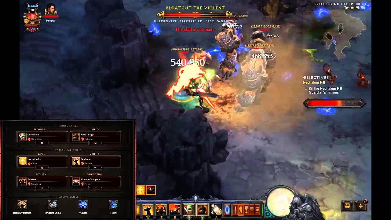 Diablo 3 Reaper of Souls - Shield Bash Crusader (Torment VI)