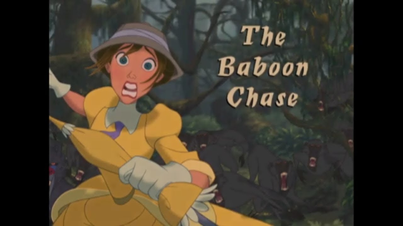 The Baboon Chase... 100% Disney Tarzan
