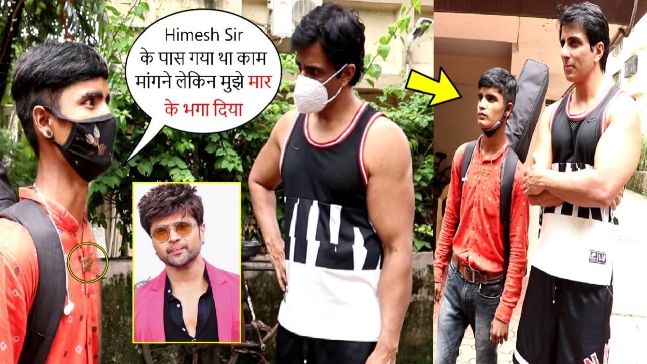देखो आगे क्या हुआ😱 When Himesh Reshamiya Fan Reached At Sonu Sood House In Hope Of Work!🤐