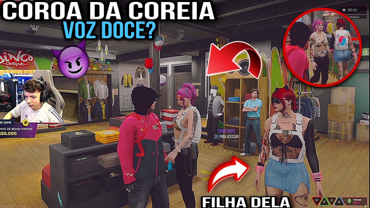 BK DESENROLOU COM A FILHA DA COROA DA VOZ DOCE😈 | FC BKINHO CLIPES