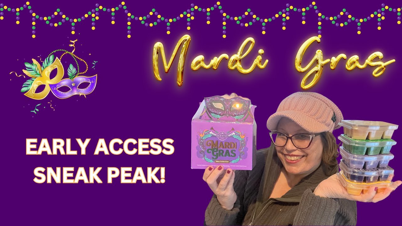 Scentsy Mardi Gras Collection | Early Access | First Sniffs #scentsy