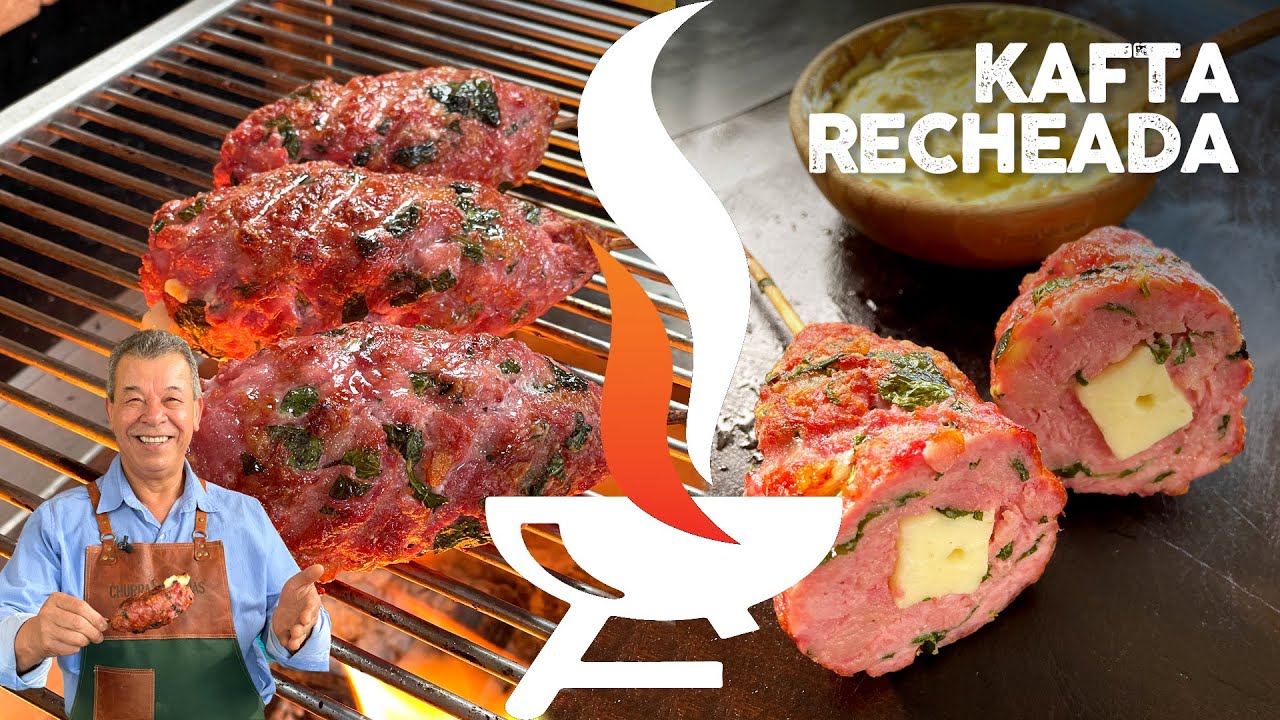 Kafta de Linguiça Recheada com Queijo I Churrasqueadas