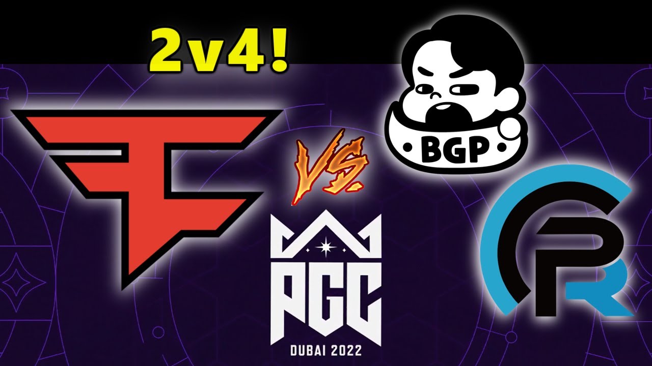 FAZE CLAN vs BAEGOPA - Petrichor Road - 2v4! - PGC DUBAI 2022 - PUBG