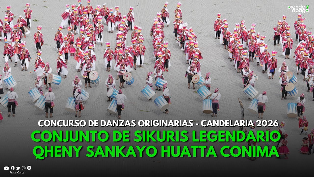 #Puno: Conjunto de Sikuris Legendario Qheny Sankayo Huatta Conima -  Candelaria 2026