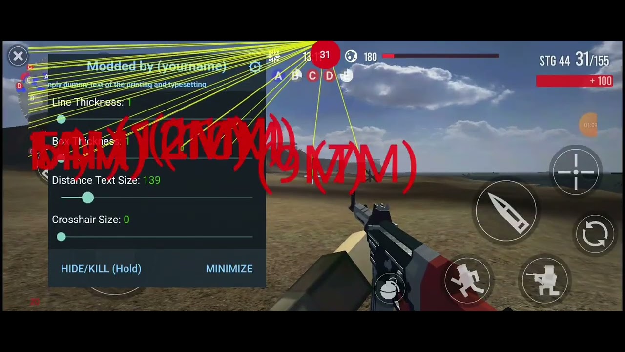 Esp test #2 | Test new esp project | Mod menu 3.2 LGL esp final test! | Esp preview!
