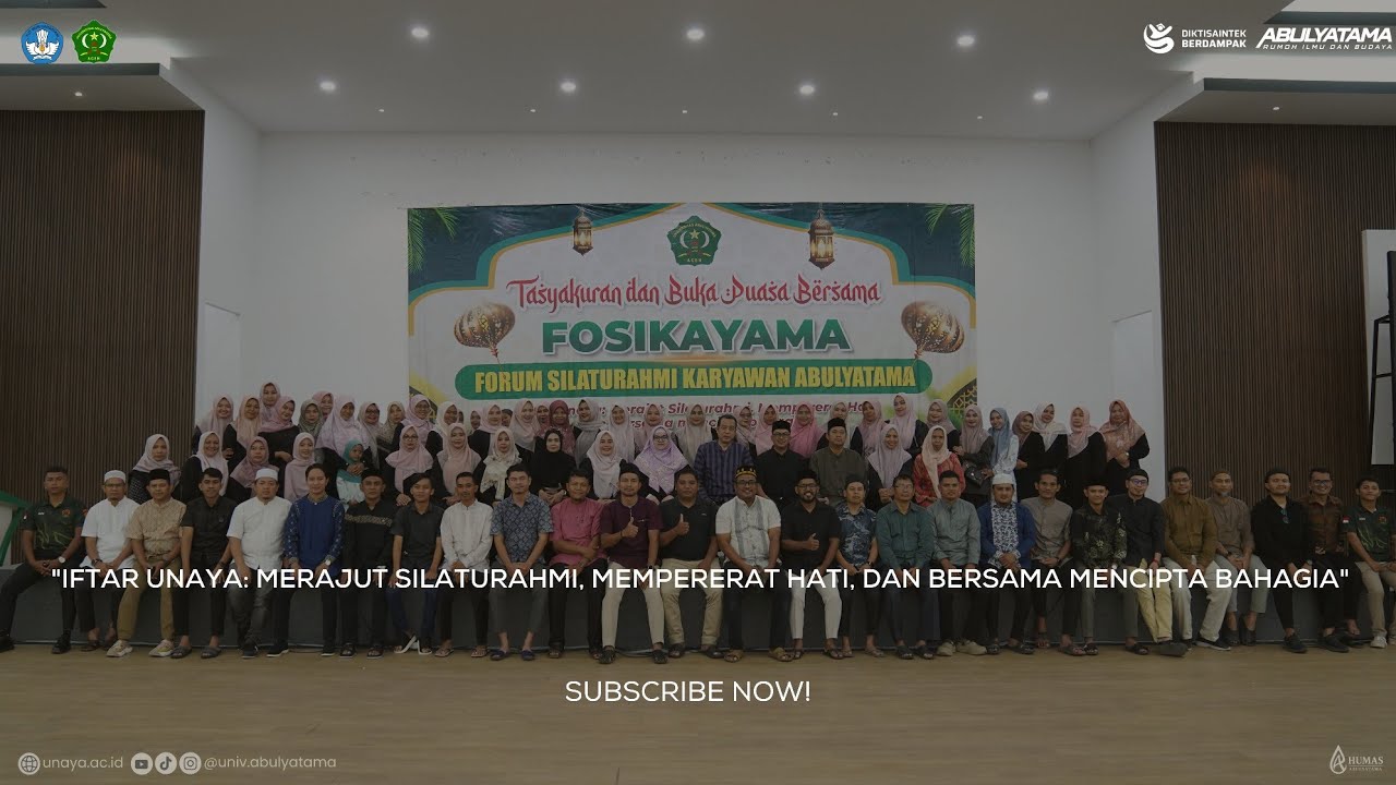 Tasyakuran dan Buka Puasa Bersama Keluarga Besar Universitas Abulyatama | Iftar UNAYA 2026