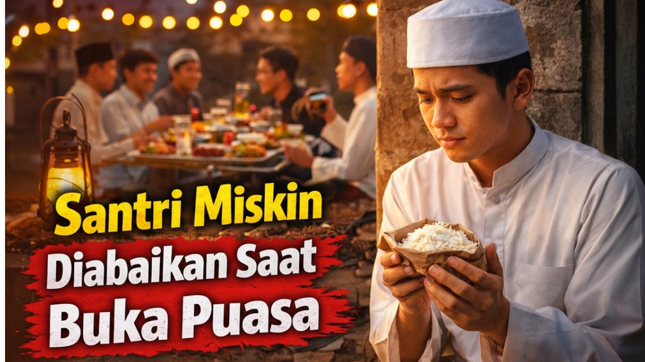 Tak Disangka..! Tak Diajak Buka Bersana..! Santri Ini Malah Dicari Orang Penting Ternyata...!!