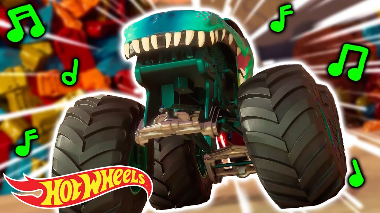 Vengan Criaturas¡ | ¡Vídeo musical oficial de los Hot Wheels Monster Trucks! 🎵