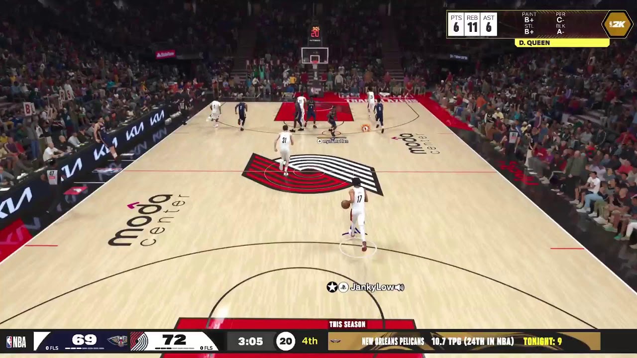 Pelicans v Blazers